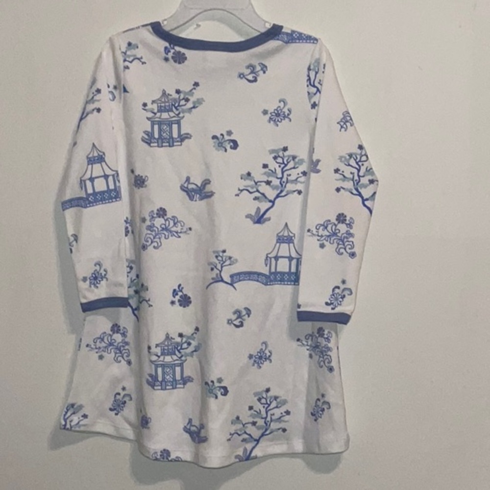 The Beaufort Bonnet Co.Girls Blue Pagoda Print Polly Play Dress 4T NWT - Picture 6 of 6
